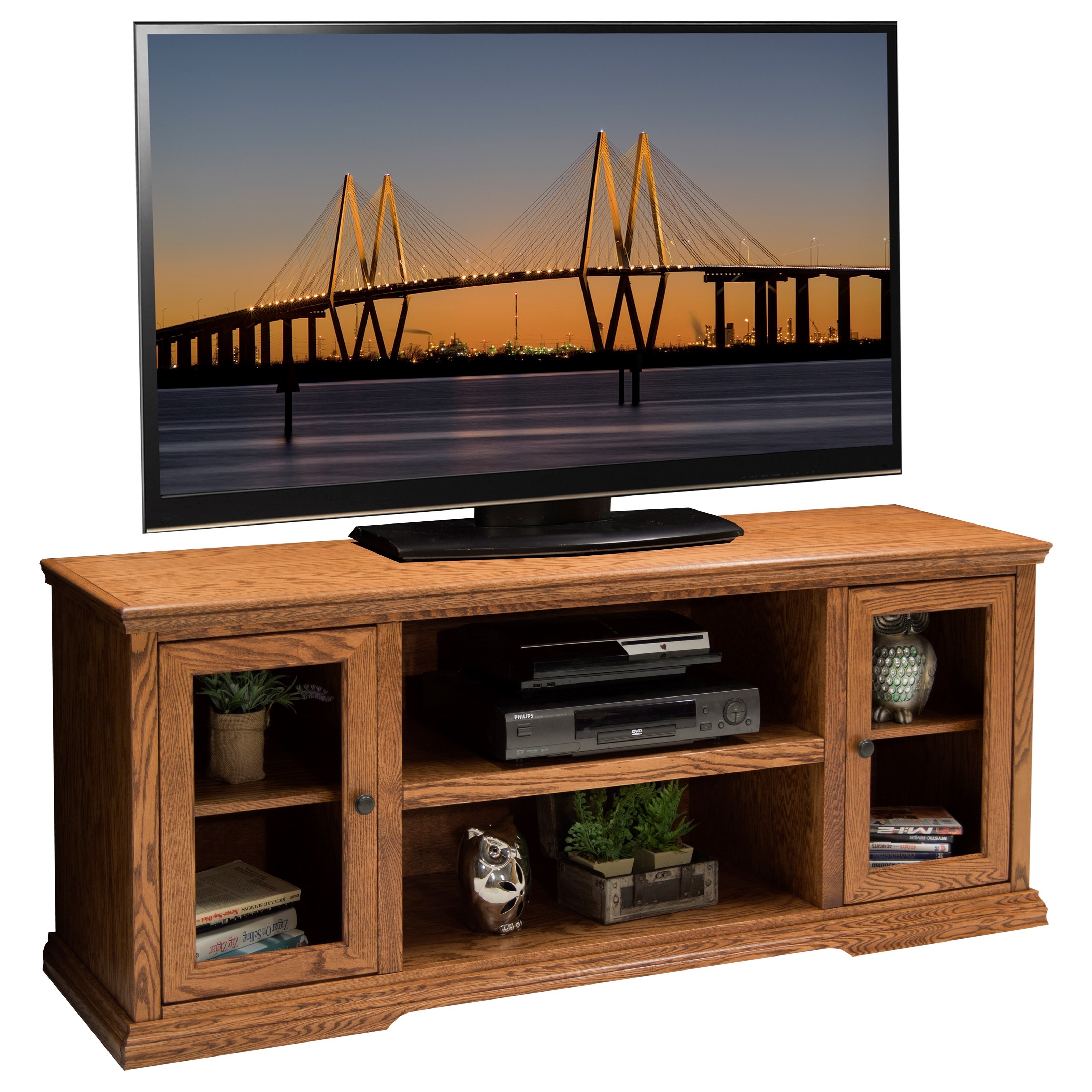 Legends Furniture Colonial Place Two Door 62 Inch TV Console Darvin